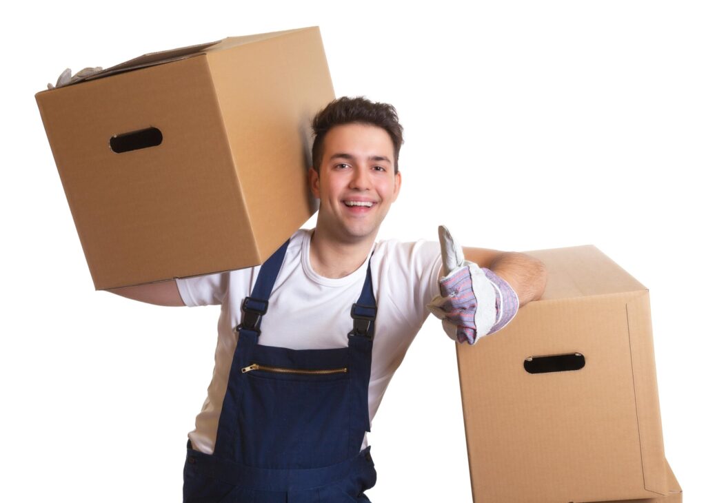 Erfahrener Mitarbeiter der Entrümpelung Eisenhammer bei einem Einsatz in Willich-Neersen.